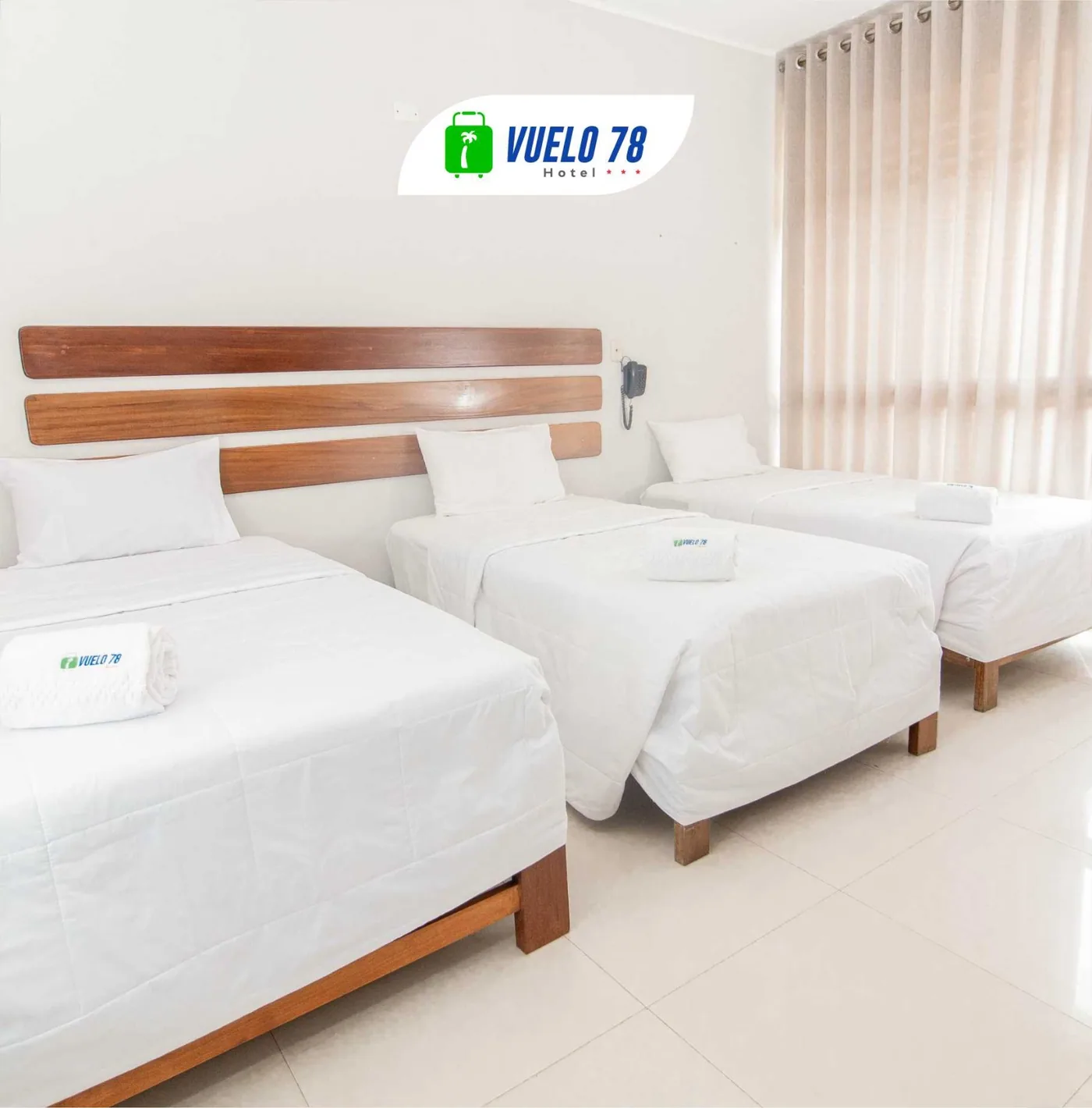 Otra perspectiva de la Habitación Triple