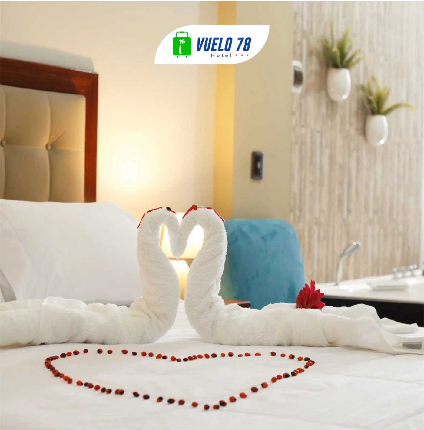 Cama principal de la Master Suite